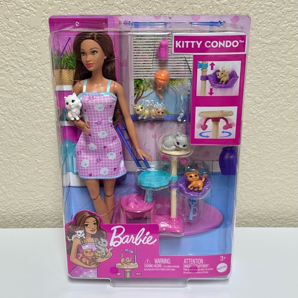 Barbie Other - NEW IN BOX✨ Barbie Doll Kitty Condo Cat Kitten Playset 2021